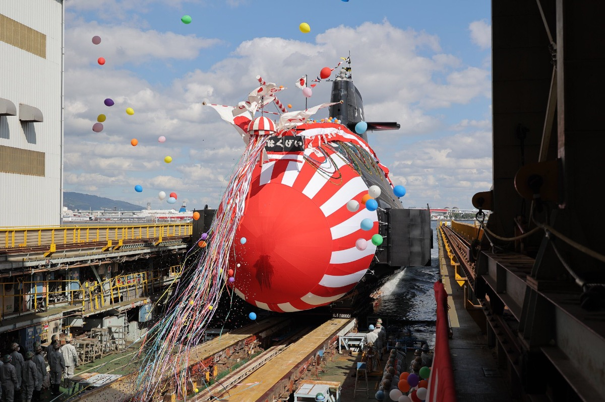 海上自衛隊の最新鋭3000トン型潜水艦「はくげい」が進水！ - 海上自衛隊の最新鋭潜水艦たいげい型2番艦「はくげい」。そのポテンシャルは？