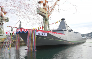 もがみ型護衛艦4番艦「みくま」の命名・進水式が開催。